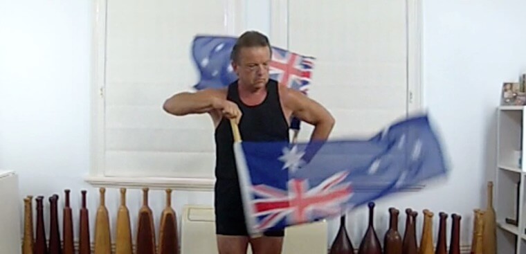 Australia Day Flag Drill