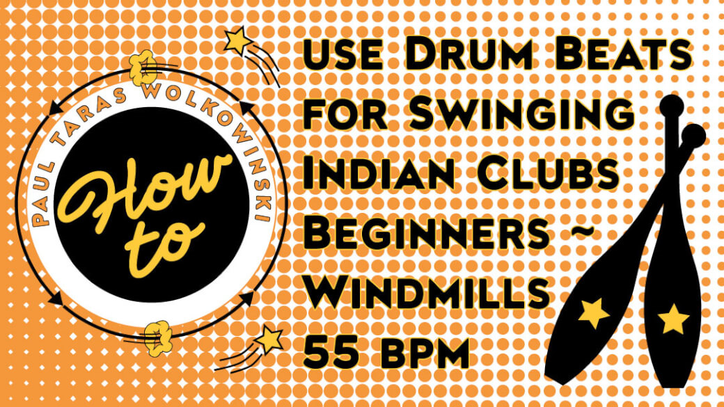 The aim of this video is to introduce you to swinging Indian Clubs rhythmically to Drum Beats 1