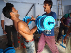 Gada and Jori at the Nag Panchami Festival