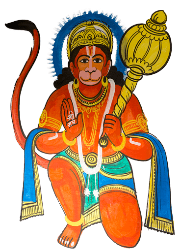 Lord Hanuman with Gada