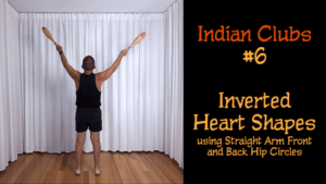 Indian Clubs Inverted Heart Shapes